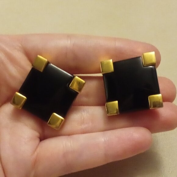 Givenchy Vintage Clip-on Earrings - Picture 1 of 10